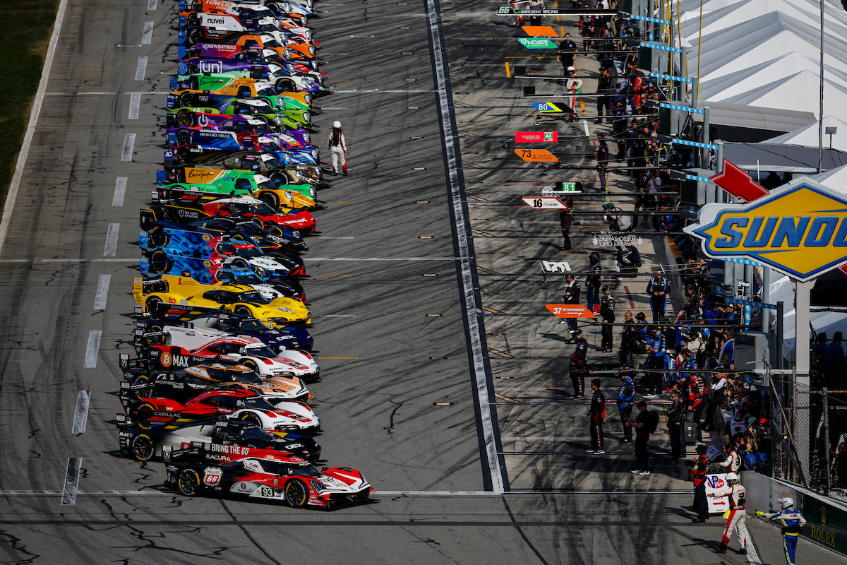 IMSA WeatherTech SportsCar Championship grid at the Rolex 24